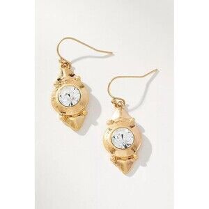 NWOT Anthropologie Gold Vintage Western Drop Earrings - Boho Western Jewelry